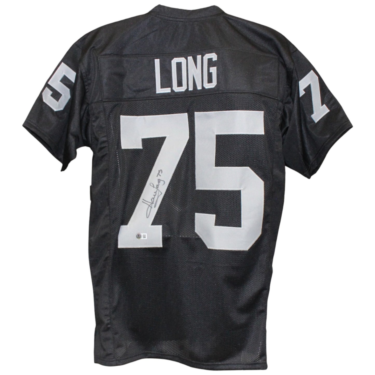 Howie Long Signed Pro Style Black Jersey (Beckett Witnessed)