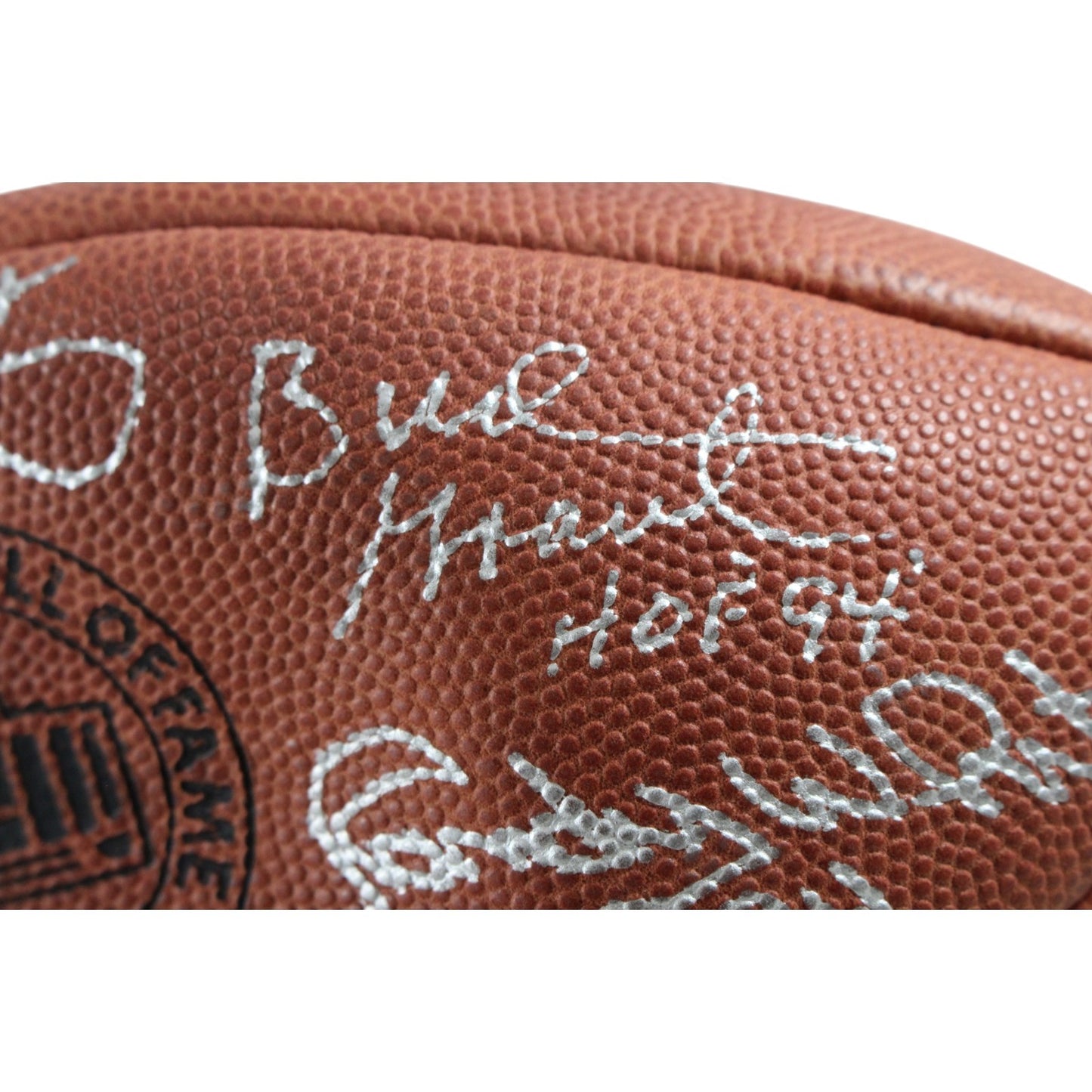 NFL Hall of Fame Class of 1994 Multi-Signed Autographed Football