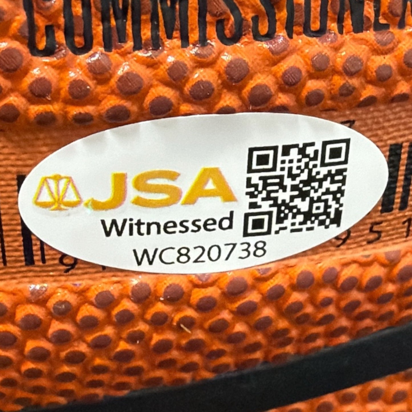 Glen Rice Signed Wilson NBA Basketball - JSA Authenticated