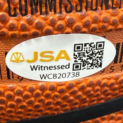Glen Rice Signed Wilson NBA Basketball - JSA Authenticated