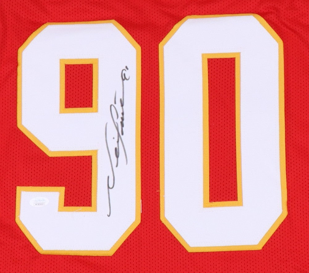 Neil Smith Autographed Kansas City Chiefs Custom Jersey