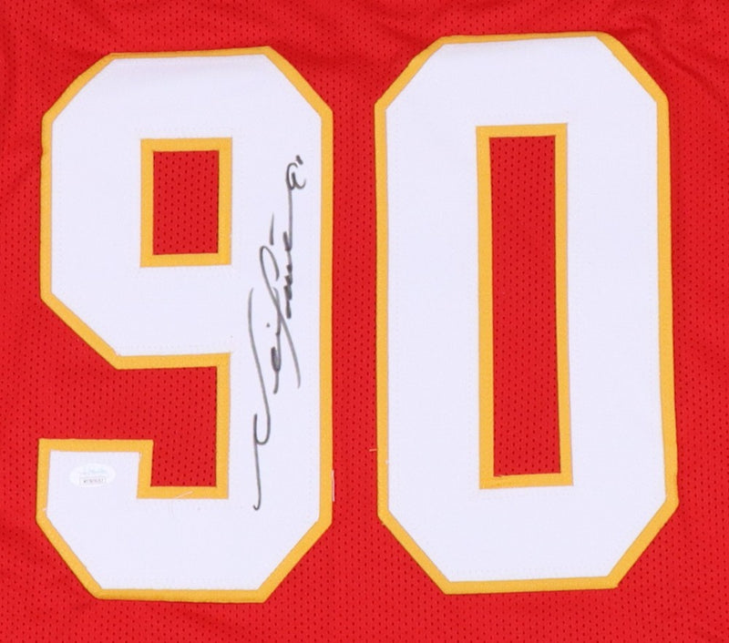 Neil Smith Autographed Kansas City Chiefs Custom Jersey