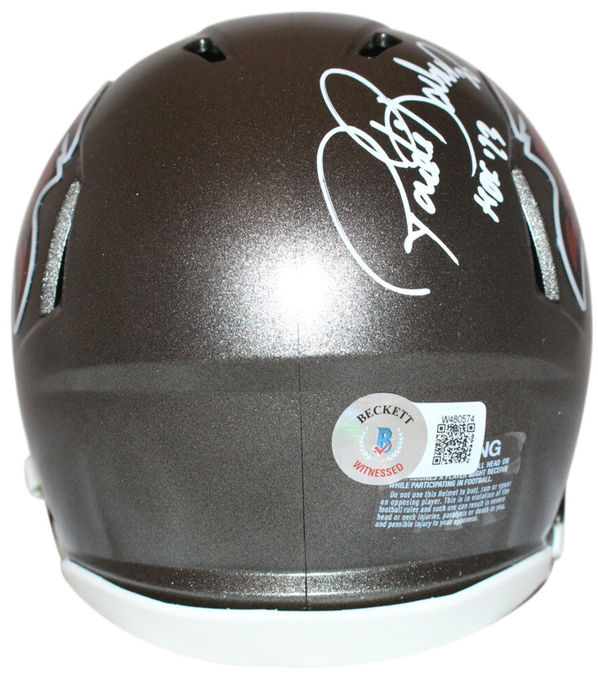 Ronde Barber Signed Tampa Bay Buccaneers Mini Helmet w/ HOF Inscription