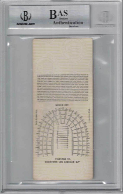 O.J. Simpson Signed 1968 USC Trojans vs Oregon State Ticket Heisman 68