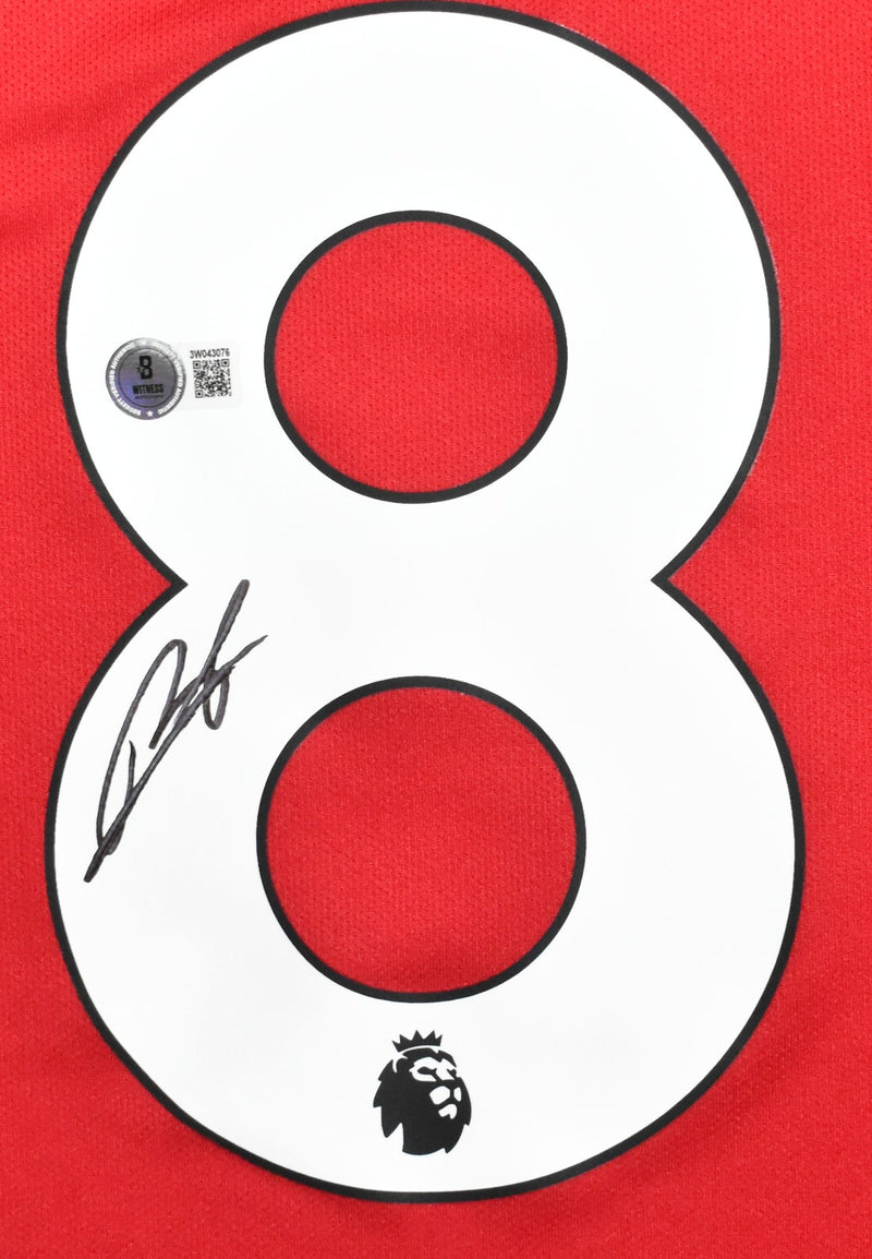 Bruno Fernandes Autographed Manchester United Home Jersey