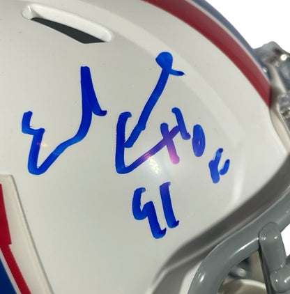 Earl Campbell Signed Houston Oilers Throwback Mini Helmet (HOF 91)