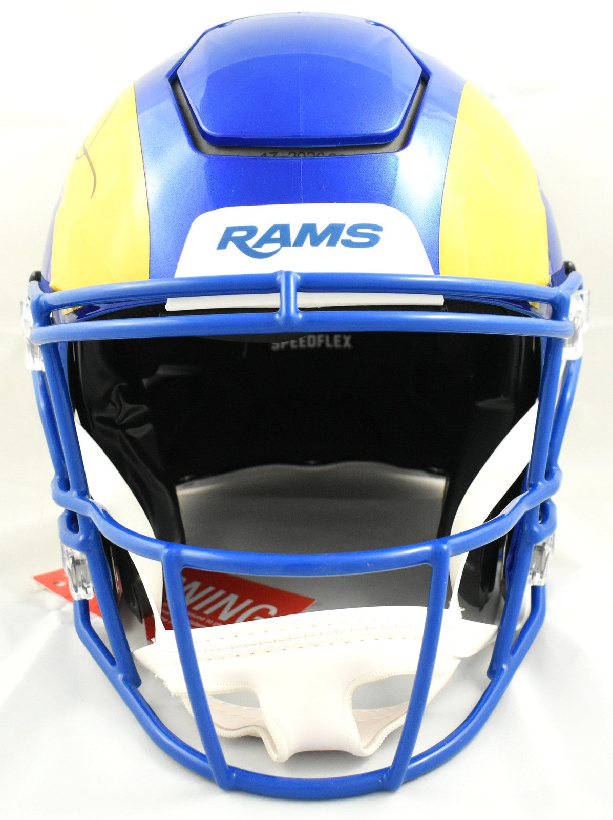 Kurt Warner Signed Los Angeles Rams Riddell Speedflex Authentic Helmet