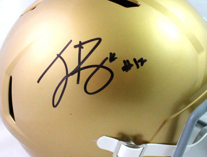 Ian Book Autographed Notre Dame Fighting Irish Full Size Helmet