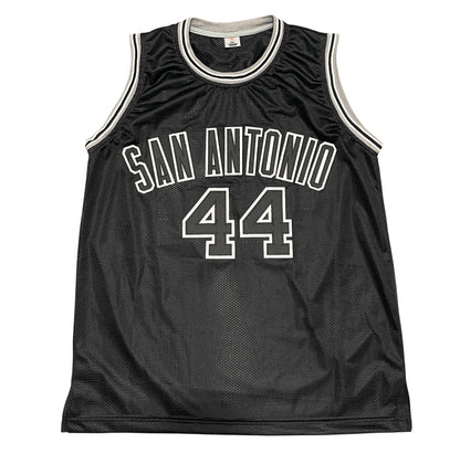 George Gervin Signed San Antonio Spurs Custom Jersey HOF 96 BAS COA