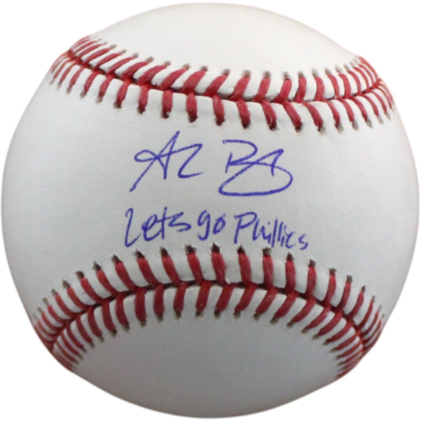 Alec Bohm Autographed Philadelphia Phillies Baseball "Let's Go Phillies"