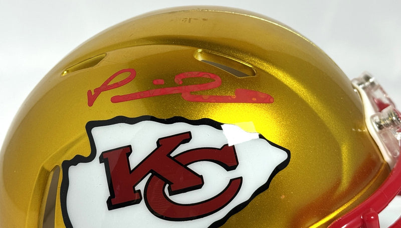 Patrick Mahomes II Autographed Kansas City Chiefs Flash Speed Mini Helmet