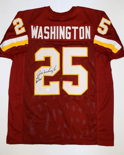 Joe Washington Signed Maroon Custom Jersey