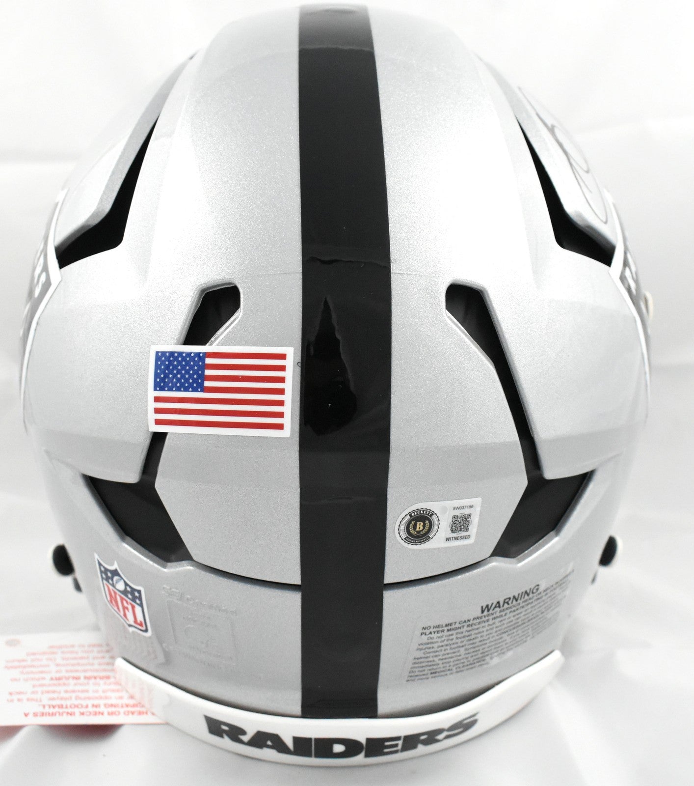 Bo Jackson Autographed Las Vegas Raiders Full Size Axiom Helmet