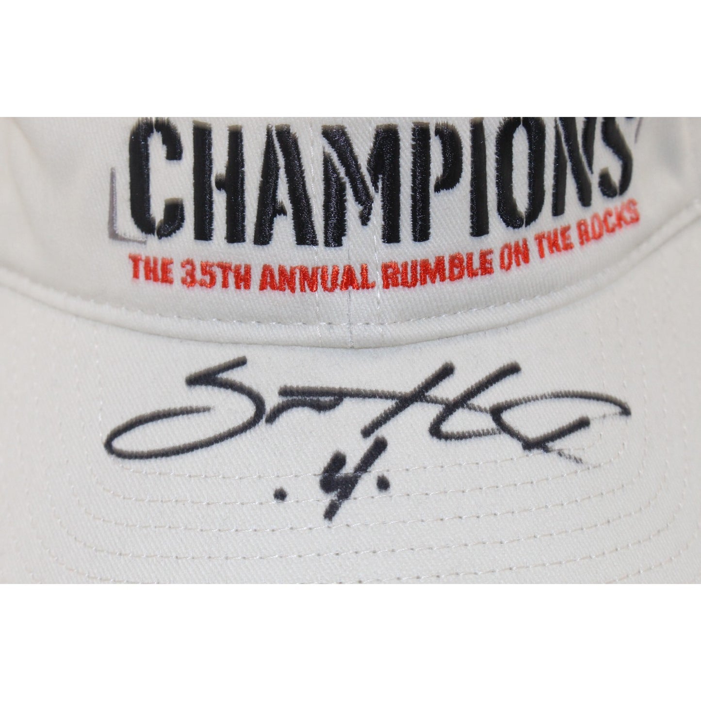 Santonio Holmes Autographed Ohio State Buckeyes Fiesta Bowl Hat