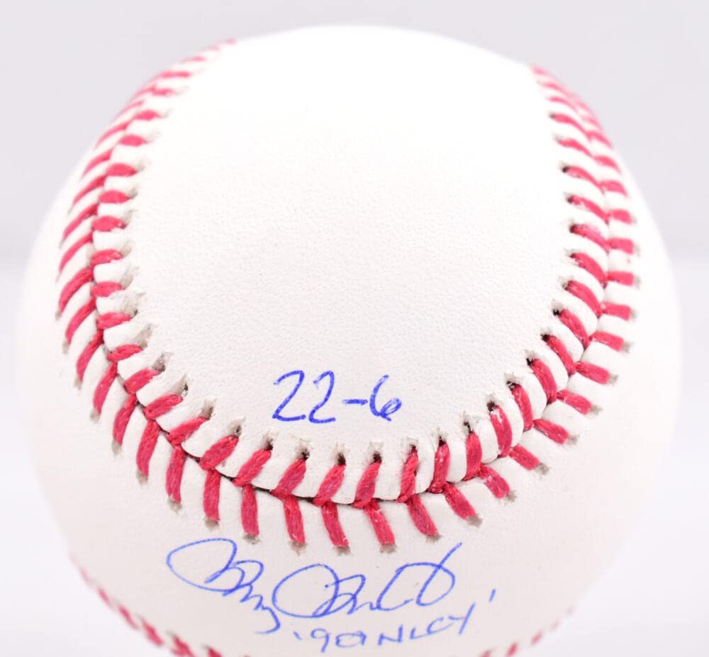 Doug Drabek Autographed Rawlings Official Major League Baseball with 3 Stats