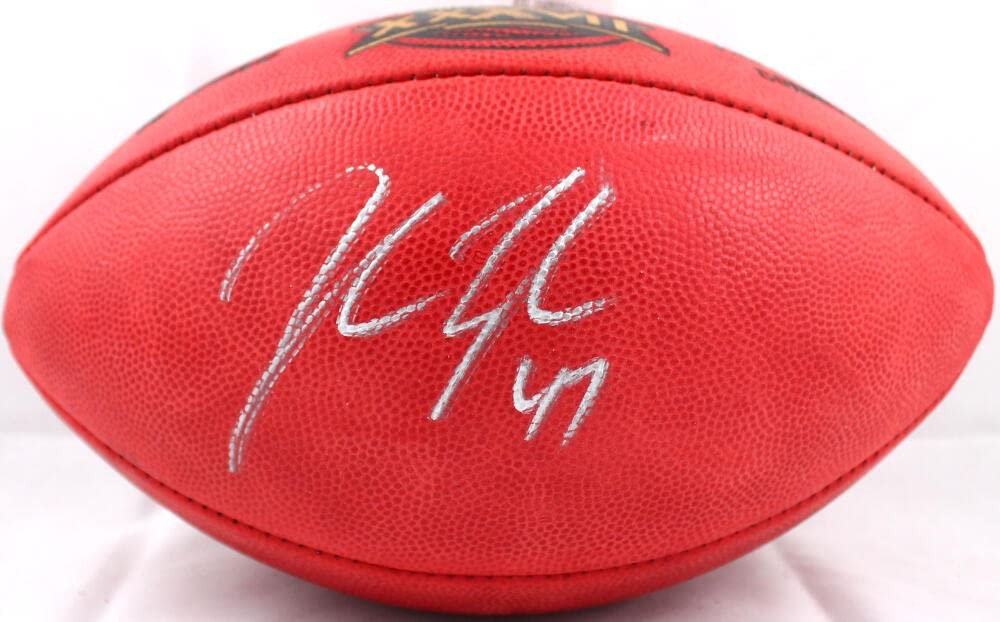John Lynch Autographed Super Bowl 37 Wilson Duke Football
