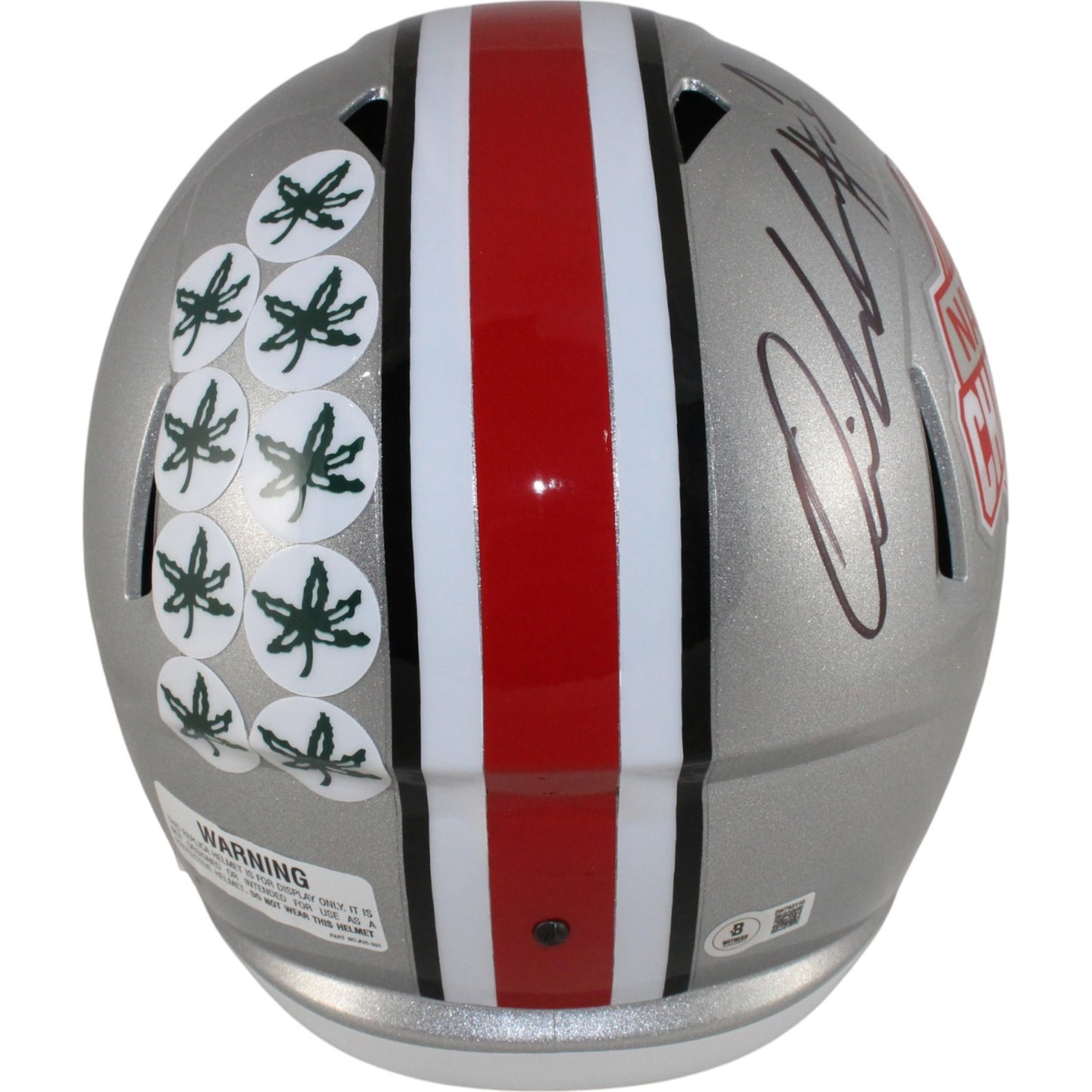 Quinshon Judkins Signed Ohio State National Champions Full Size Helmet
