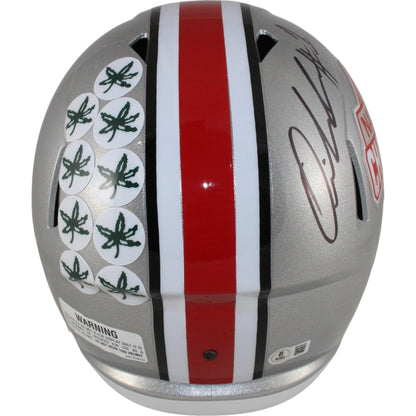 Quinshon Judkins Signed Ohio State National Champions Full Size Helmet