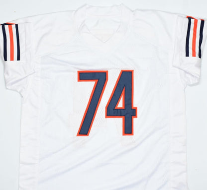 Jimbo Covert Signed Chicago Bears White Custom Jersey - HOF