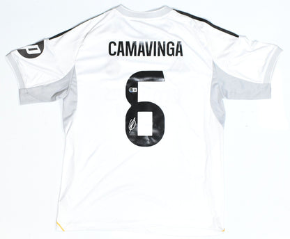Eduardo Camavinga Signed Real Madrid Soccer Jersey