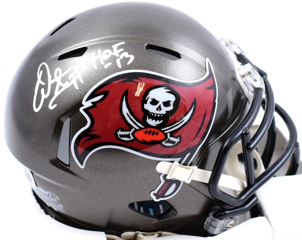 Warren Sapp Signed Tampa Bay Buccaneers 1997-2013 Speed Mini Helmet (HOF)