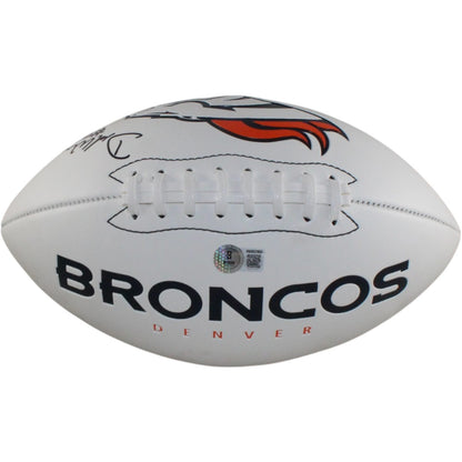 Demarcus Ware Autographed Denver Broncos Logo Football