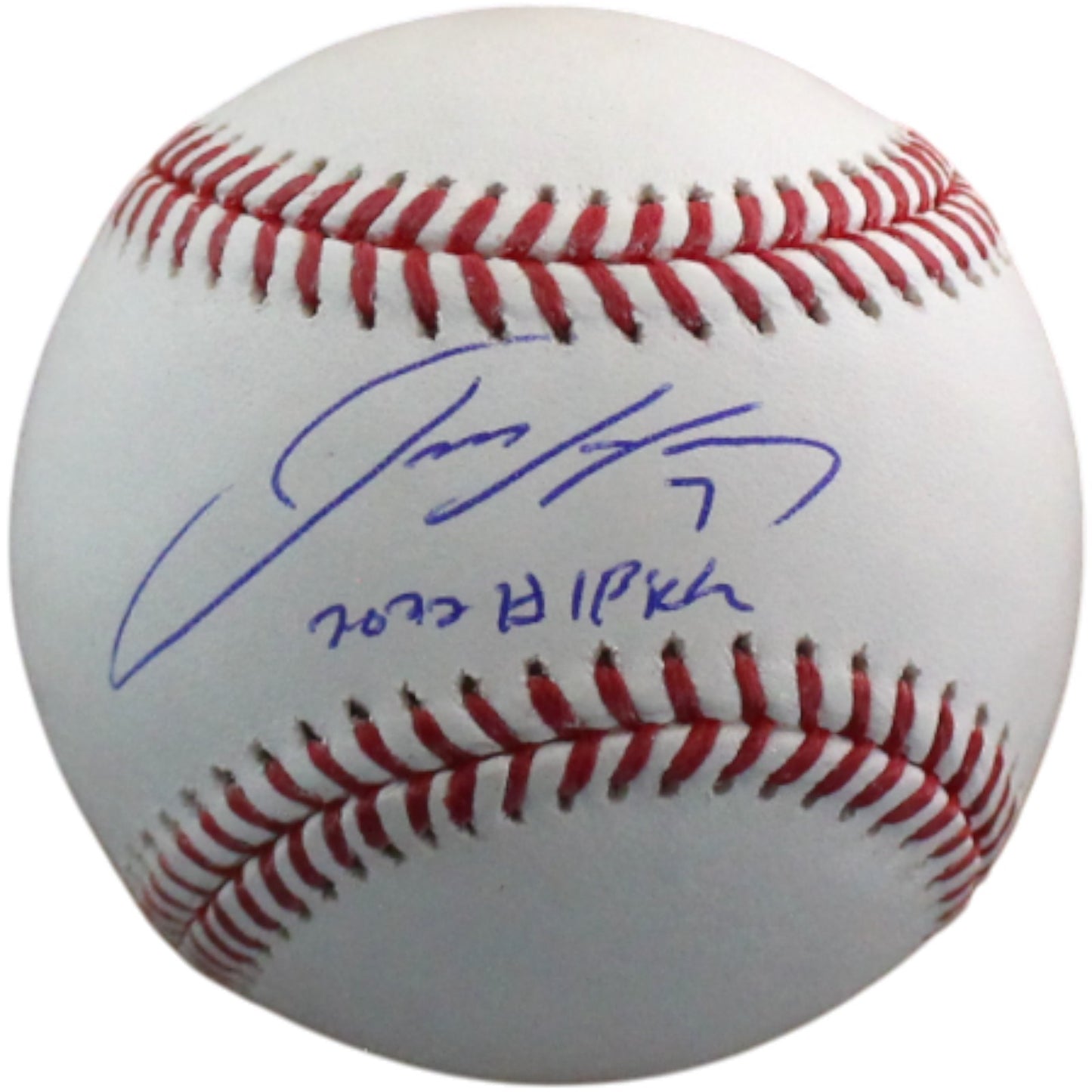 Jackson Holliday Autographed Baltimore Orioles OML Baseball (2022 #1 Pick)