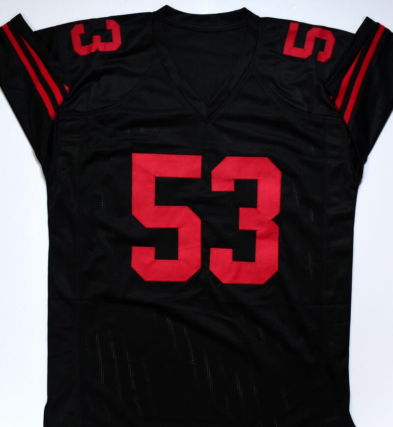 NaVorro Bowman Signed San Francisco 49ers Custom Black Jersey