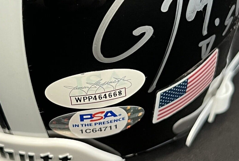 Jamie Foxx & Lawrence Taylor Signed Any Given Sunday Sharks Mini Helmet