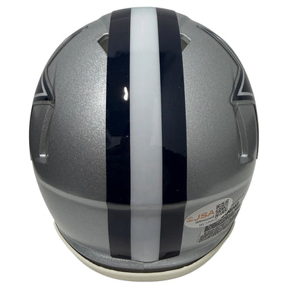 Drew Pearson Signed Dallas Cowboys Speed Mini Helmet HOF 21 JSA