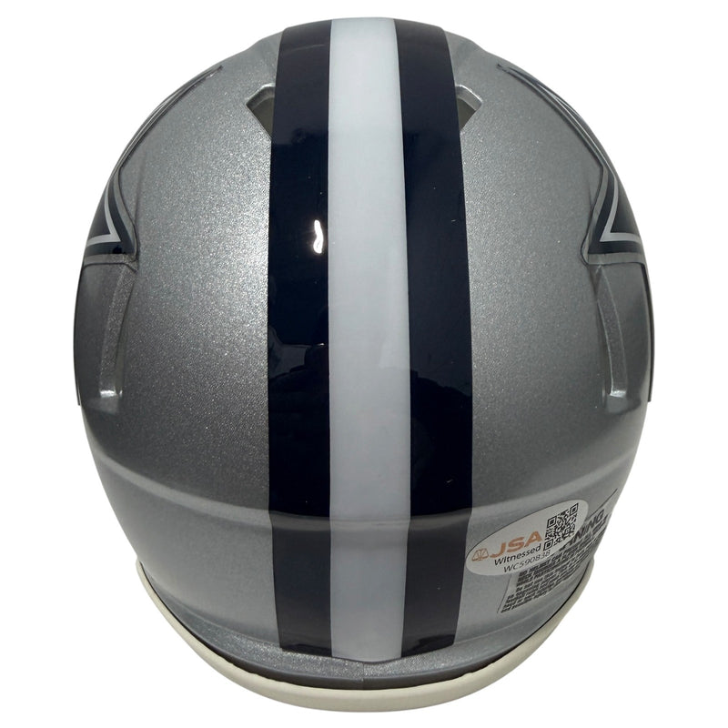 Drew Pearson Signed Dallas Cowboys Speed Mini Helmet HOF 21 JSA