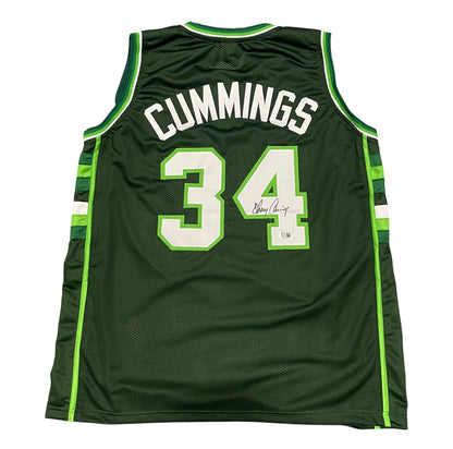 Terry Cummings Signed Milwaukee Bucks Custom Basketball Jersey