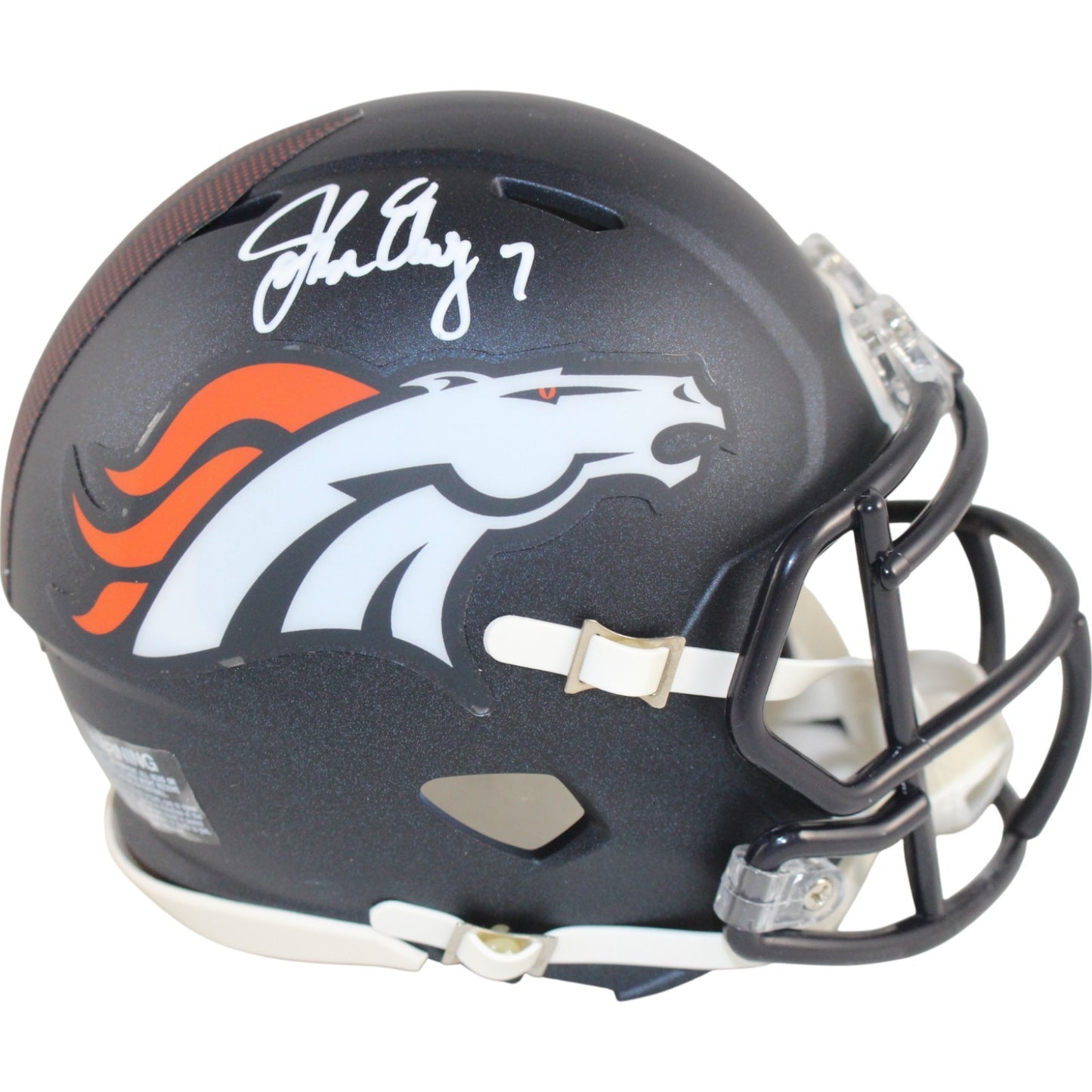 John Elway Denver Broncos Autographed Speed Mini Helmet (Beckett)