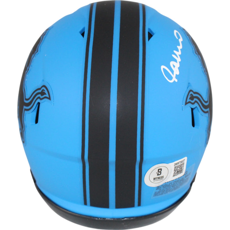 Jameson Williams Detroit Lions Autographed Rave Mini Helmet Beckett