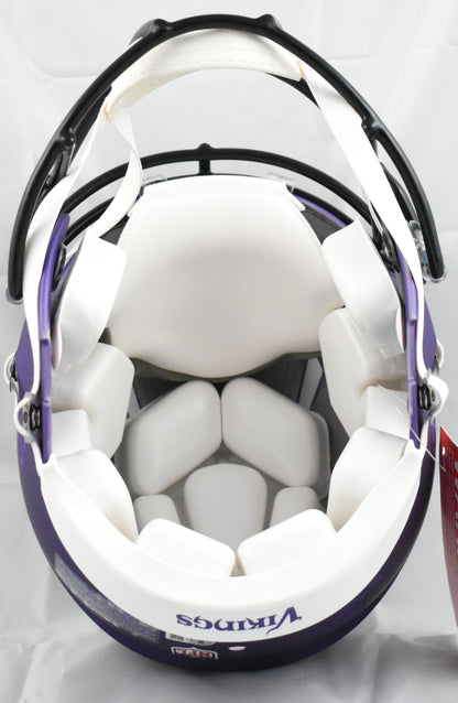 Randy Moss Signed Minnesota Vikings Speed Authentic Helmet