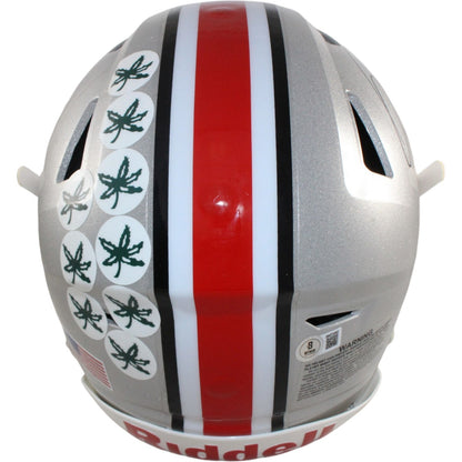 Quinshon Judkins Ohio State Buckeyes Signed Authentic SpeedFlex Helmet