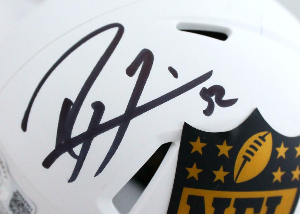 Ray Lewis & Lawrence Taylor Signed NFL Lunar Speed Mini Helmet