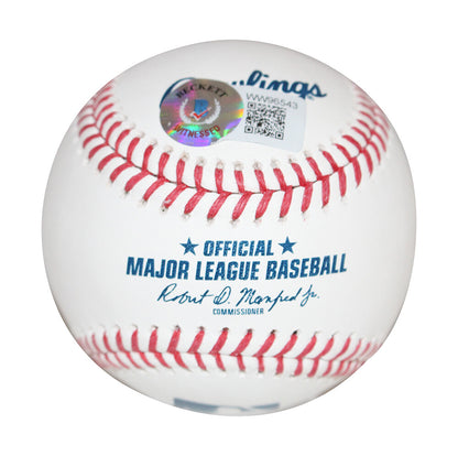 Alan Trammell Signed Detroit Tigers Baseball with "HOF" Inscription BAS