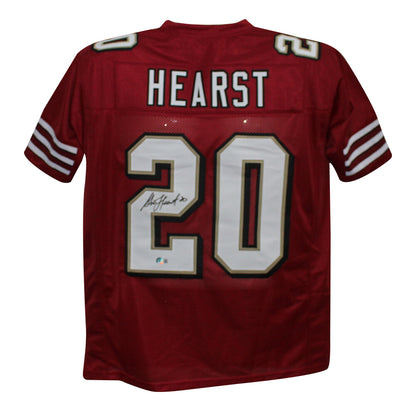 Garrison Hearst Autographed San Francisco 49ers Custom Football Jersey