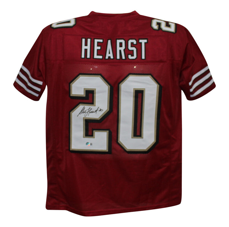 Garrison Hearst Autographed San Francisco 49ers Custom Football Jersey
