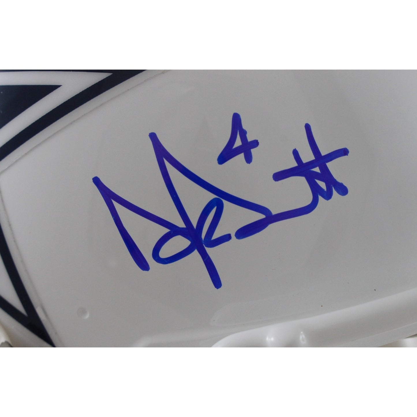 Dak Prescott Signed Dallas Cowboys Authentic Alternate Full Size Helmet