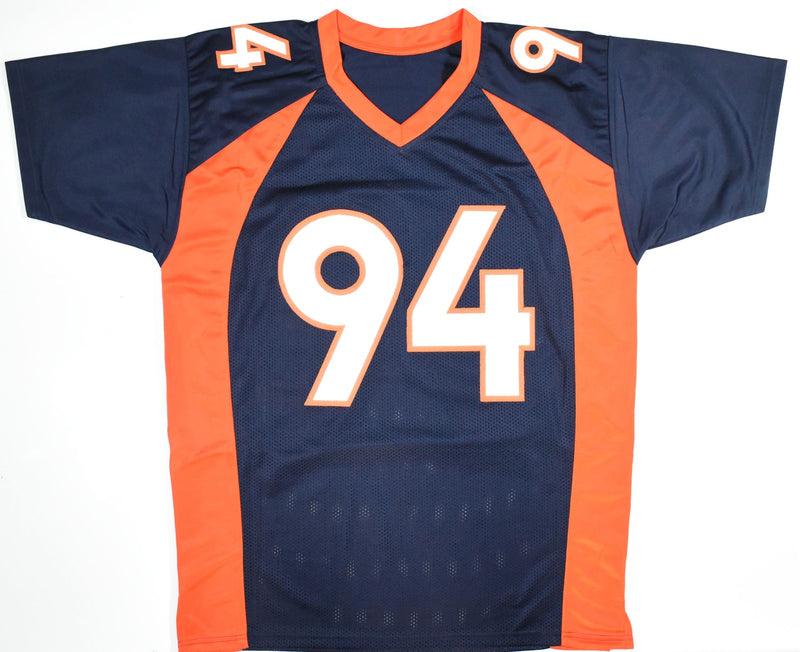 DeMarcus Ware Signed Denver Broncos Custom Blue Jersey