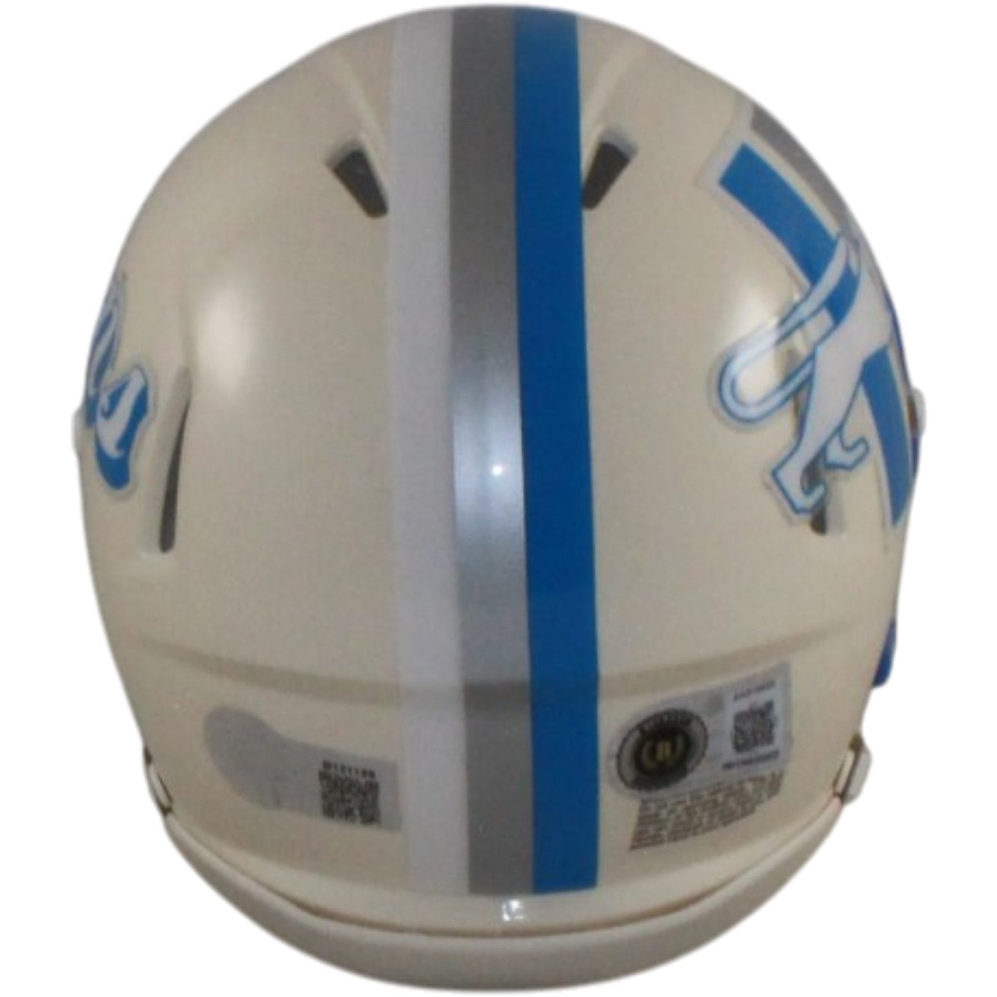 Barry Sanders Signed Detroit Lions Retro Mini Helmet
