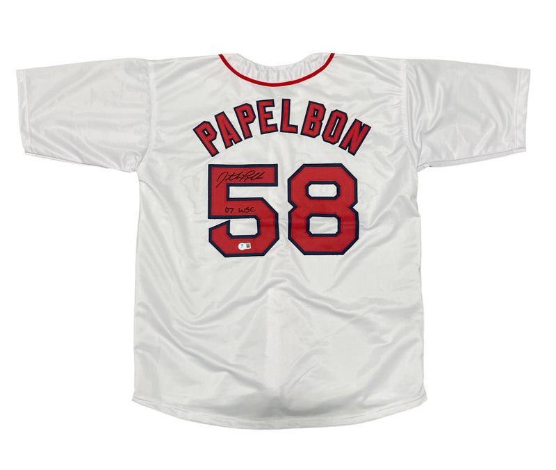 Jonathan Papelbon Signed Boston Red Sox Jersey (07 WSC) Beckett COA