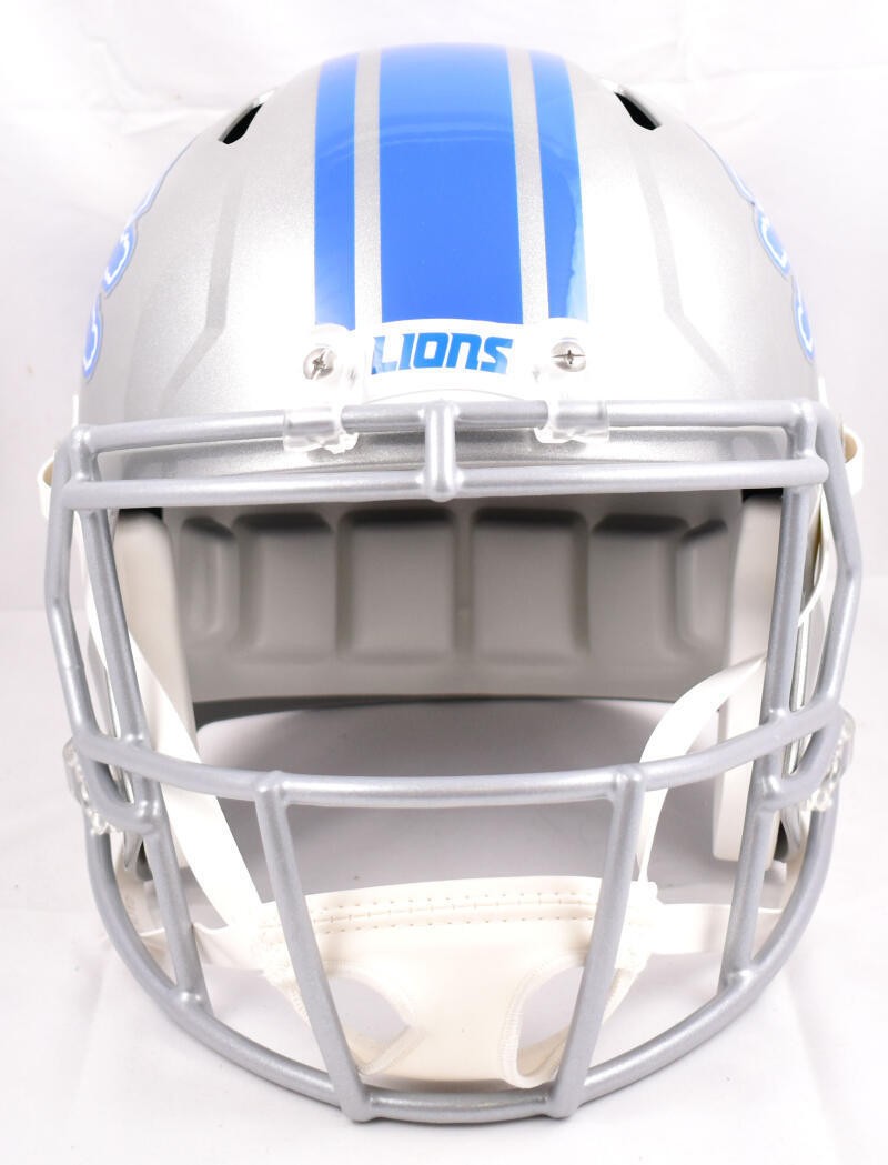 Hendon Hooker Signed Detroit Lions Full Size Speed Helmet - Black Edition
