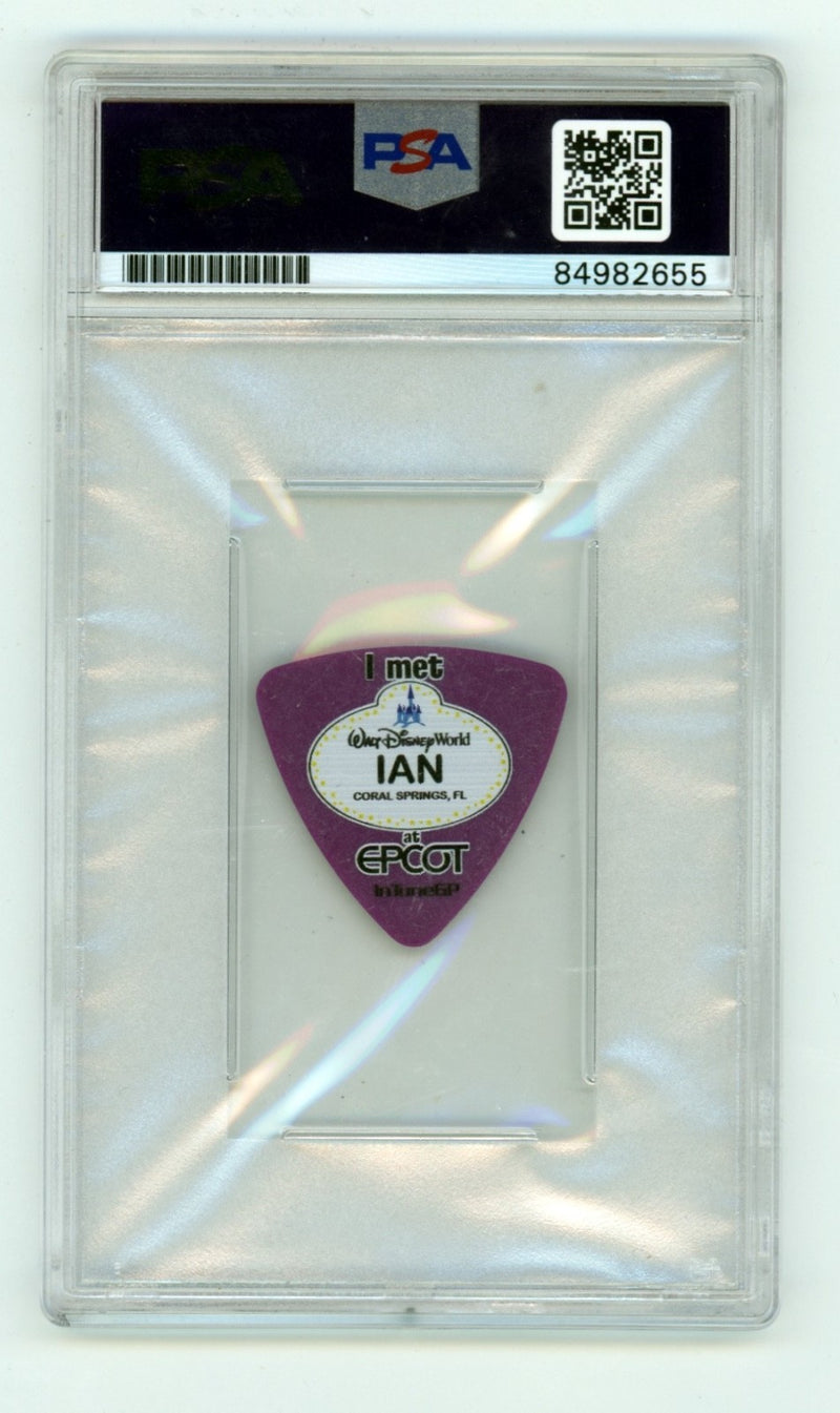 Ian Grushka Signed New Found Glory Disney World Epcot Guitar Pick