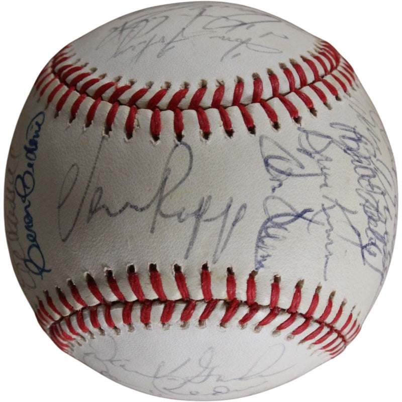 Cincinnati Reds 1984 Team Signed Baseball (27 Sigs) - Perez, Parker