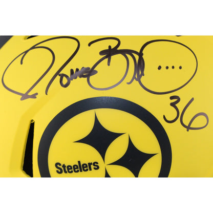 Jerome Bettis Autographed Pittsburgh Steelers Rave Full Size Replica Helmet
