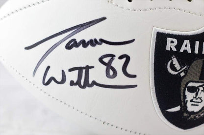 Jason Witten Autographed Las Vegas Raiders Logo Football