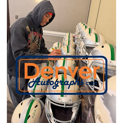 DeVonta Smith Signed Philadelphia Eagles Throwback Proline Helmet